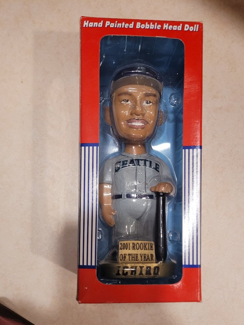 Ichiro 2001 Rookie of the Year Seattle Bobblehead